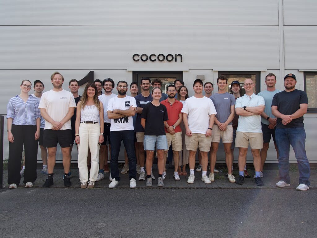 The Cocoon team outside their offices