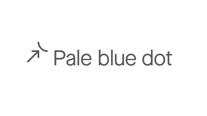 Pale Blue Dot